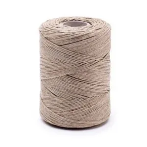 Nitka lniana Modena Nabłyszczana szara 100g/120m